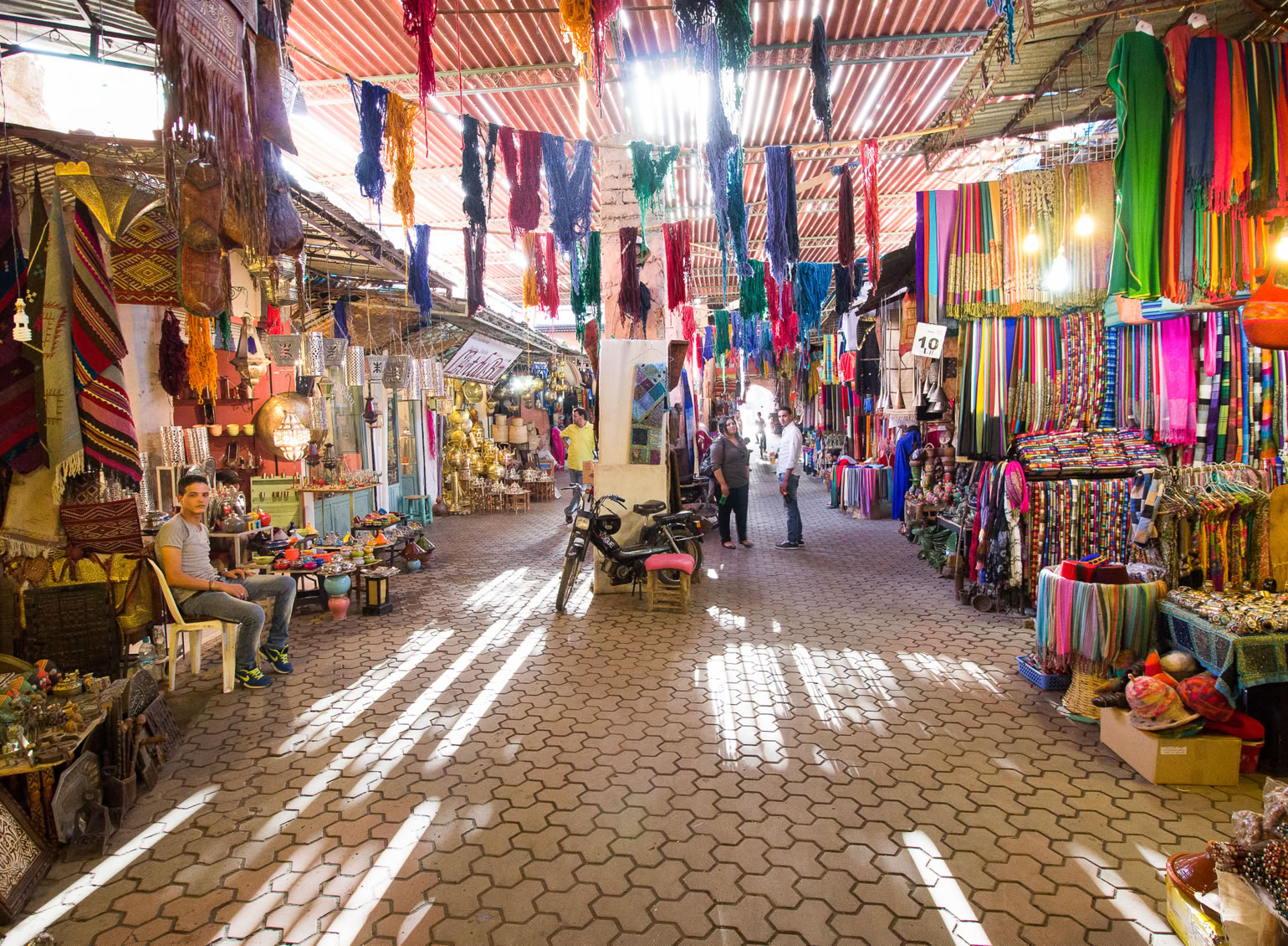 Stoffsouk in Marrakesch