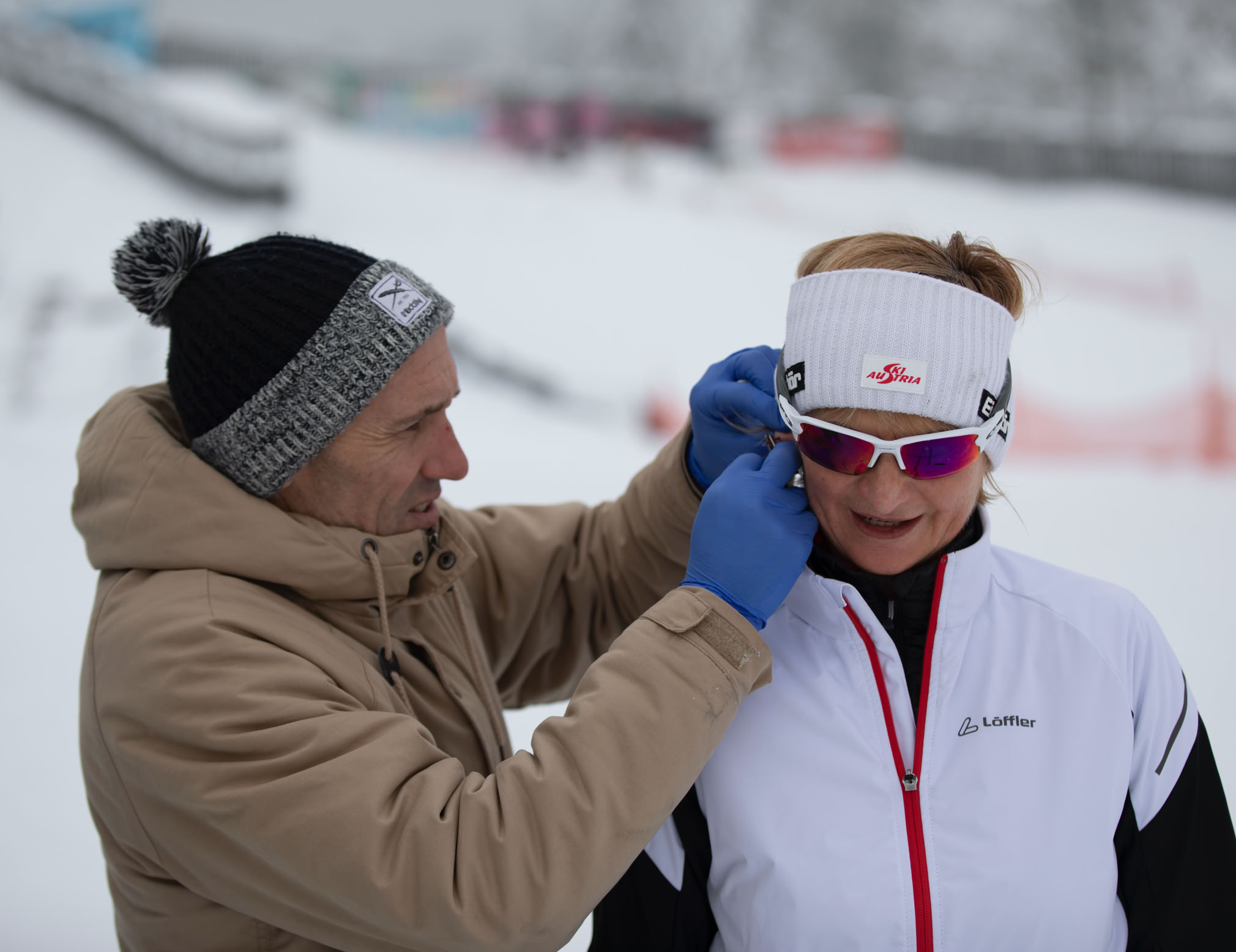 Blutabnahme im Rahmen eines Laktattests